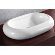 Nameeks Caracalla 16-1/2" Ceramic Wall Mounted Bathroom Sink White