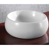 Nameeks Caracalla 17-11/12" Ceramic Vessel Bathroom Sink White