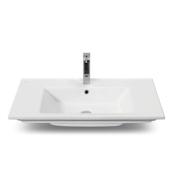 Nameeks CeraStyle 40" Ceramic Wall Mounted Bathroom Sink with One Faucet Hole - Includes Overflow White