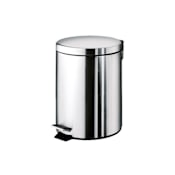 Nameeks Gedy Floor Standing Waste Basket Polished Chrome