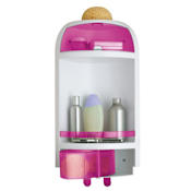 Nameeks Gedy Collection Wall Mounted Shower Basket Pink