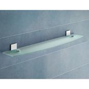 Nameeks Gedy 23" Wall Mounted Bathroom Shelf Polished Chrome