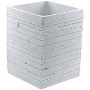 Nameeks Gedy Floor Standing Waste Basket White