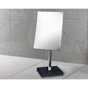 Nameeks Rainbow 5-1/2" W x 12" H Modern Rectangular Frameless Makeup Mirror Black