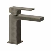 Nameeks Absolute 1.2 GPM Deck Mounted Single Hole Bathroom Faucet Brushed Nickel