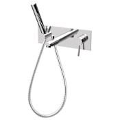 Nameeks Remer Collection Wall Mounted Tub Filler with Hand Shower Chrome