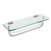 Nameeks StilHaus 24" Bathroom Shelf with Towel Bar Chrome