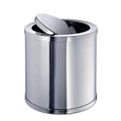 Nameeks Windisch Free Standing Waste Basket Chrome