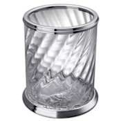 Nameeks Windisch Free Standing Waste Basket Chrome