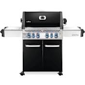 Napoleon 80000 BTU 67 Inch Wide Liquid Propane Free Standing Grill with Instant Jetfire™ Ignition from the Prestige® Series Black