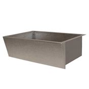 Native Trails Zuma 33" Farmhouse Single Basin Copper Kitchen Sink Brushed Nickel
