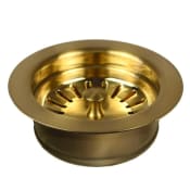 Native Trails 3-1/2" Basket Strainer with Disposer Trim Brushed Gold