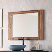 Native Trails Winemaker 26-3/4" W x 37-1/4" H Rectangular Wood Framed Accent Mirror Cask Oak