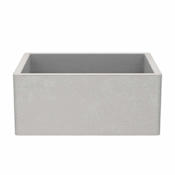 Native Trails NativeStone 24" Farmhouse Single Basin Concrete Kitchen Sink Ash