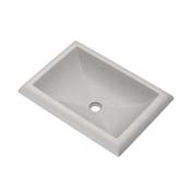 Native Trails NativeStone 21-1/2" Rectangular Concrete Drop In Bathroom Sink Ash