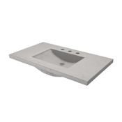 Native Trails Palomar 36" NativeStone Concrete Vanity Top Ash