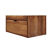 Native Trails Topanga 36" Single Wall Mounted Vanity Cabinet Only - Less Vanity Top Walnut