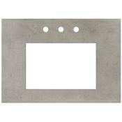 Native Trails NativeStone 30" Concrete Vanity Top with Three Faucet Holes Ash