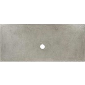 Native Trails NativeStone 48" Concrete Vanity Top - Vessel Cutout Ash