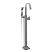 Newport Brass Secant Floor Mounted Tub Filler with Built-In Diverter - Includes Hand Shower Aged Brass