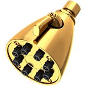 Newport Brass Tub and Shower 1.8 GPM Single Function Shower Head Aged Brass