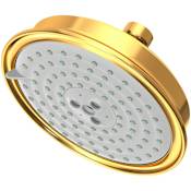 Newport Brass Tub & Shower Series 1.8 GPM Multi Function 6-1/4" Shower Head with Full, Massage, and Intense Turbo Spray Aged Brass