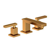 Newport Brass Secant 1.2 GPM Widespread Bathroom Faucet with Pop-Up Drain Assembly Aged Brass