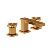 Newport Brass Skylar 1.2 GPM Widespread Bathroom Faucet with Pop-Up Drain Assembly Aged Brass