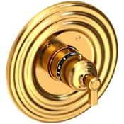 Newport Brass Astor Thermostatic Valve Trim Only with 1 Lever Handles - Less Rough In Aged Brass