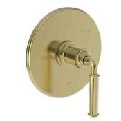 Newport Brass Taft Balanced Pressure Shower Trim Plate with Lever Handle Polished Brass Uncoated (Living)