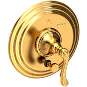 Newport Brass Amisa Pressure Balanced Tub and Shower Diverter Trim - Less Valve Aged Brass