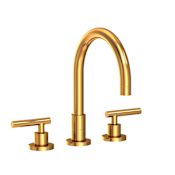 Newport Brass East Linear 1.8 GPM Widespread Kitchen Faucet Aged Brass
