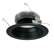 Nora Lighting Cobalt 7-1/2" Integrated LED Baffle Recessed Trim Black