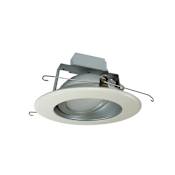 Nora Lighting Cobalt Adjustable 6" LED Adjustable Recessed Trim - 3000K - 1000 Lumens - 120-277V Haze / White