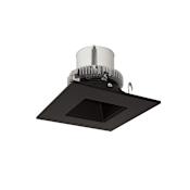 Nora Lighting Cobalt 4" Integrated LED Square Recessed Trim - 1000 Lumens, 3000K Black