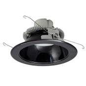 Nora Lighting Cobalt 6" Integrated LED Open / Reflector Recessed Trim - 1000 Lumens, 2700K Black