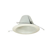 Nora Lighting 6" Baffle Recessed Trim - 90W Max White / White