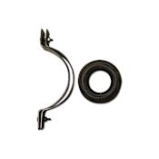Noritz 4" Inner Diameter - Direct Vent Pipe - Double Wall - Bug Guard for CVK-V Termination Black