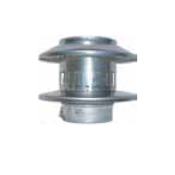 Noritz 4" Diameter Rain Cap Stainless Steel Single Wall Venting Stainless Steel