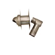 Noritz Single-Wall, Horizontal Termination Vent Kit for Thick Wall Stainless Steel