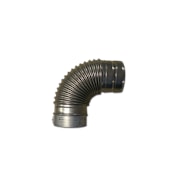 Noritz 5" Diameter / 90 Degree Stainless Steel Single Wall Venting Stainless Steel