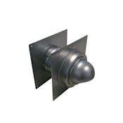 Noritz 4" Stainless Steel Wall Thimble for Regular Wall Stainless Steel