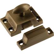 Nostalgic Warehouse 2-1/8" Long Solid Brass Cabinet Latch Antique Brass