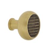 Nostalgic Warehouse Craftsman 1-3/8 Inch Mushroom Cabinet Knob Antique Brass