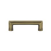 Nostalgic Warehouse Carre 3" Center to Center Contemporary Cabinet Handle - Cabinet Pull - Solid Brass Antique Brass
