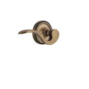 Nostalgic Warehouse Manor Right Handed Non-Turning One-Sided Door Lever with Classic Rose Antique Brass