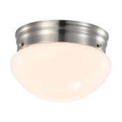 Nuvo Lighting Basic 7" Wide LED Flush Mount Ceiling Fixture Brushed Nickel
