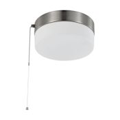 Nuvo Lighting Basic 8" Wide LED Flush Mount Ceiling Fixture Brushed Nickel