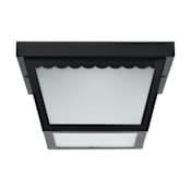Nuvo Lighting Basic 9" Wide LED Flush Mount Ceiling Fixture Black