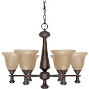 Nuvo Lighting Mericana 6 Light 25-1/4" Wide Chandelier Old Bronze